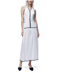 Nocturne Women's Binding Detail Halterneck Midi Dress