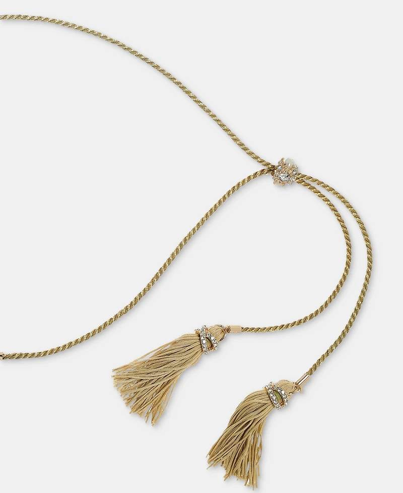 Marchesa Stone Layered Statement Necklace, 16"