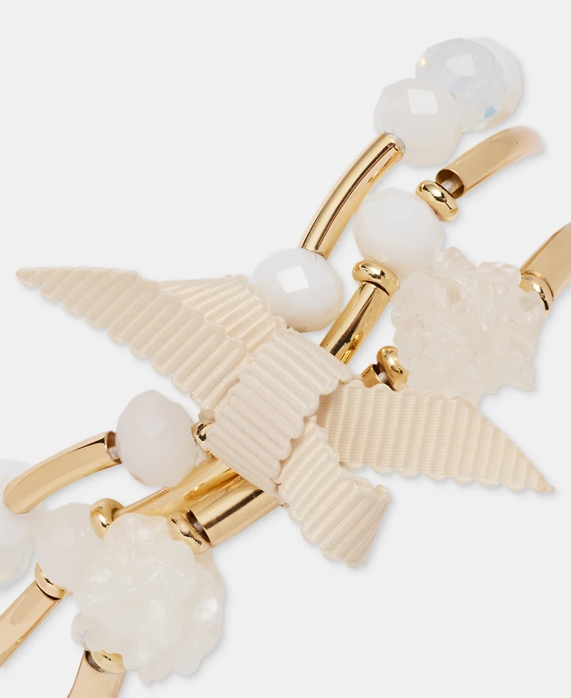 Lonna & Lilly Flower Bead Stretch Bracelets, 3-Piece Set
