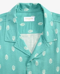 Club Room Men's Foulard-Print Silk Short-Sleeve Shirt, Macy's Exclusive