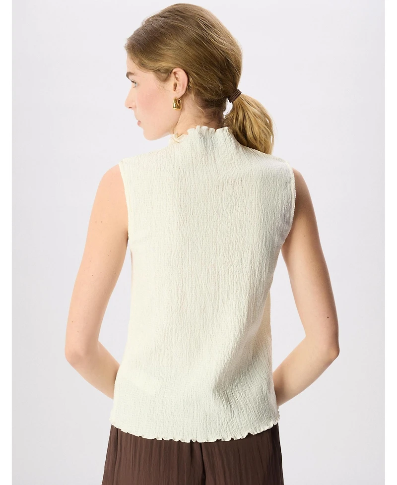 Whistles Women's Textured Sleeveless Top