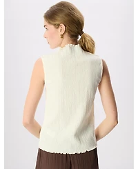 Whistles Women's Textured Sleeveless Top