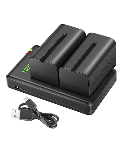 Neewer Np-F750 Camera Battery and Charging Accessory with 5600mAh for select Sony Np-f-series devices