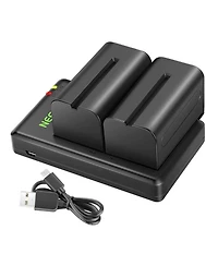 Neewer Np-F750 Camera Battery and Charging Accessory with 5600mAh for select Sony Np-f-series devices