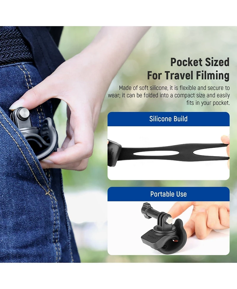 Neewer Gp-77 Camera Mounting Accessory for select GoPro, Dji and Insta360 action cameras