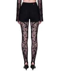 Pcfg Women's The Party Edit Lace Leggings with Built Ribbed Shorts