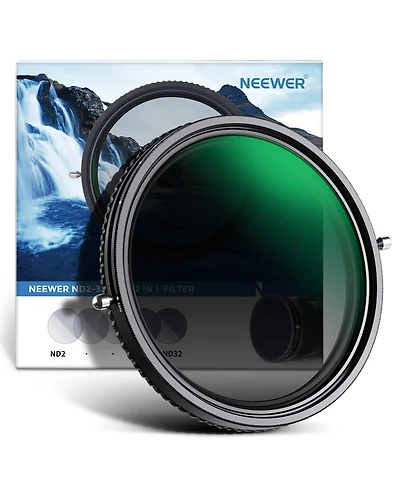 Neewer ND2-ND32 Camera Lens Accessory with 2 inch, ND2, ND32