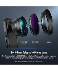 Neewer ND2-32 Camera Lens Accessory with ND2-32 for select iPhone and Android mobile devices