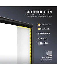 Neewer Nl-192B Led Video Light with 20W, 8000mAh, 5600K