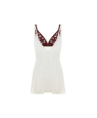 Pcfg Women's The Broderie Anglaise Satin Dress