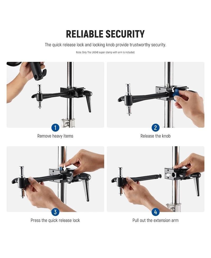 Neewer Camera Mounting Accessory with 33lb, 15kg