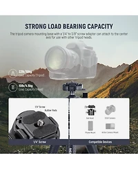 Neewer LT34 Camera Tripod with 22lb, 10kg for Pd