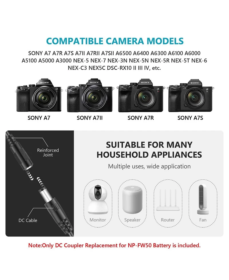 Neewer Np-FW50 Camera Battery and Charging Accessory for select Sony Np-f-series devices