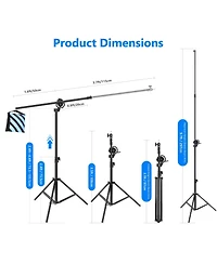 Neewer Photography Light Stand with 9.7feet, 3.8feet