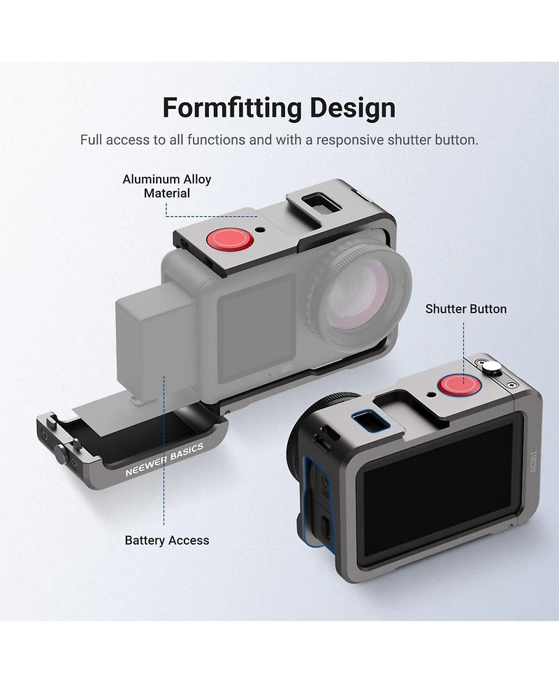 Neewer AC061 Camera Mounting Accessory for select Dji Osmo Action models