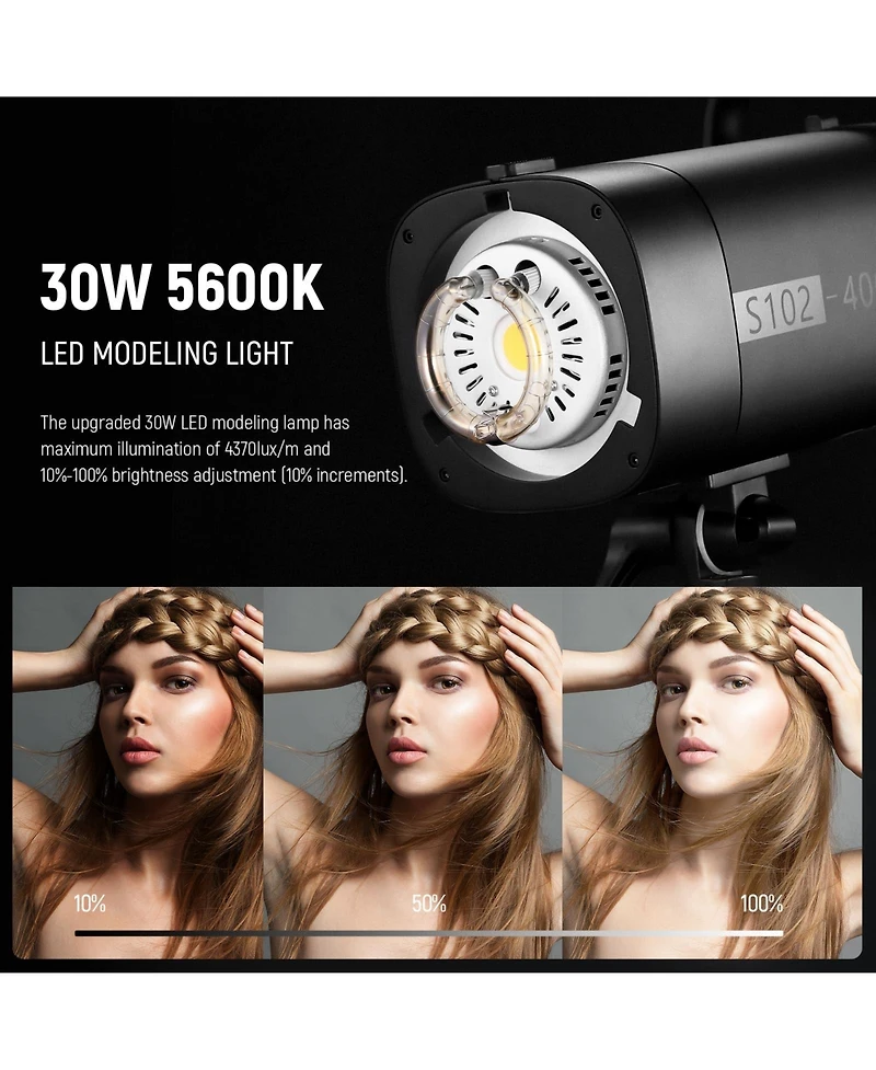 Neewer S102-400W Softbox with 5 in, 400W, 400Ws