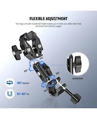 Neewer Gp-30 Camera Mounting Accessory for select GoPro, Dji and Insta360 action cameras