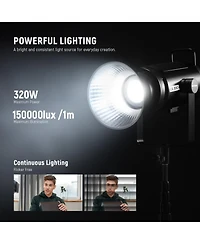 Neewer CB300B Led Video Light with 320W, 150000lux, 2700K-6500K
