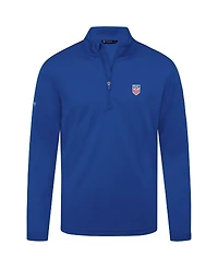 LevelWear Men's Royal Usmnt Heron Quarter-Zip Pullover Sweatshirt