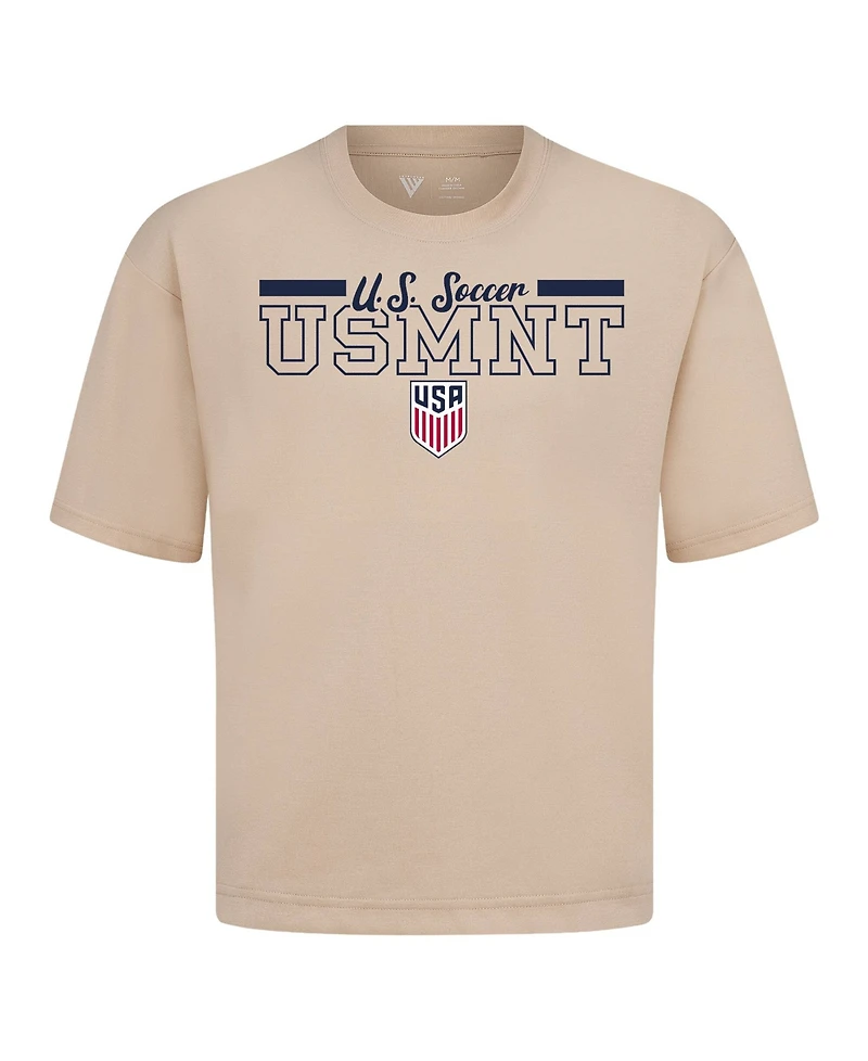 LevelWear Men's Khaki Usmnt Vanguard Luxe Signature T-Shirt