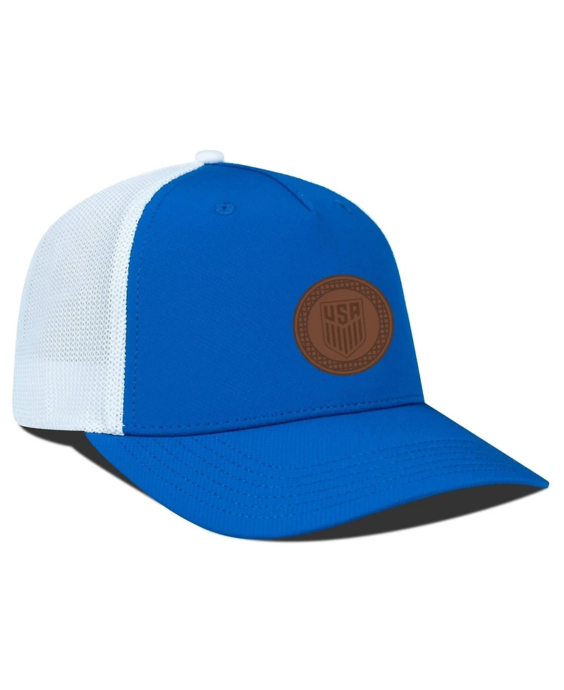 LevelWear Men's Royal/White Usmnt Signal Periscope Adjustable Trucker Hat