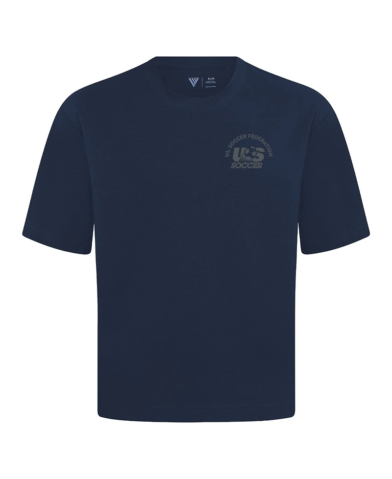 LevelWear Men's Navy Usmnt Luxe Signature Knit Transit T-Shirt