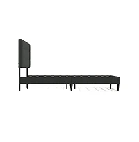 Glenwillow Home Upholstered Complete Bed Queen Stone