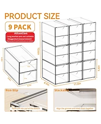 Xdovet Small Drawers Organizer Stackable Storage Stationery Pen Pencil Craft Glasses