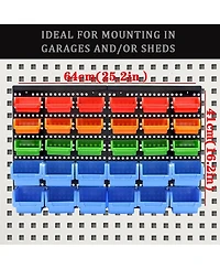 Xdovet Wall mounted parts rack tool storage rack suitable for screws, etc