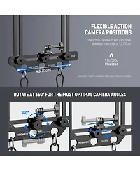 Neewer PA036B Camera Mounting Accessory for select GoPro, Dji and Insta360 action cameras