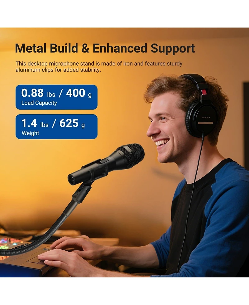 Neewer MS016 Microphone for Blue Yeti Snowball HyperX QuadCast SoloCast Shure