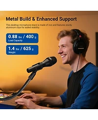 Neewer MS016 Microphone for Blue Yeti Snowball HyperX QuadCast SoloCast Shure