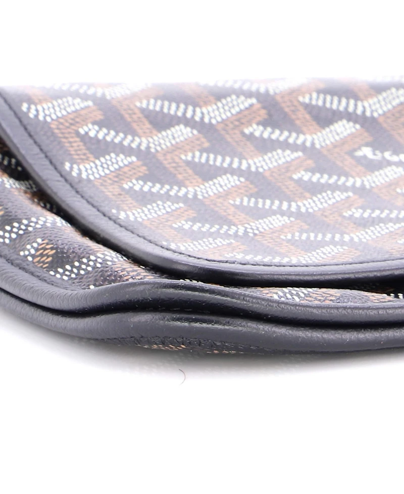 Pre-Owned Goyard Plumet Clutch Wallet Coated Canvas