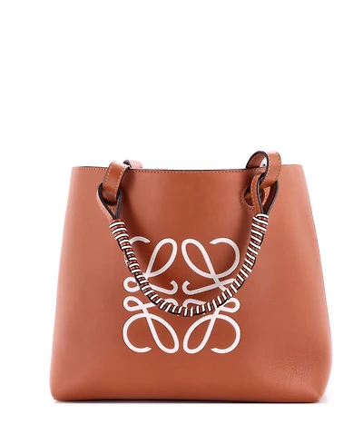 Pre-Owned Loewe Small Anagram Tote Leather