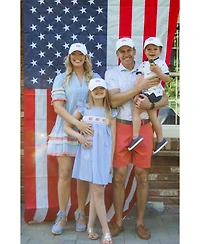 Bits & Bows Boys Adult Unisex American Flag Baseball Hat