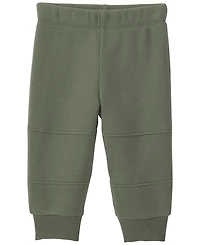 Carter's Boys' Dinosaur Fleece Layering Long-Sleeve Bodysuit, Vest and Pants, 3-Piece Set