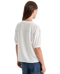 Good American Women's The Gym Crewneck T-Shirt
