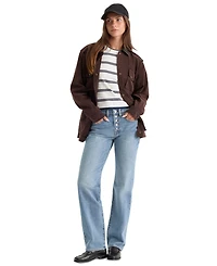 Good American Women's Vintage Mid-Rise Straight Jeans