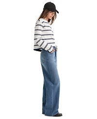 Good American Women's Vintage Wide-Leg High-Rise Jeans