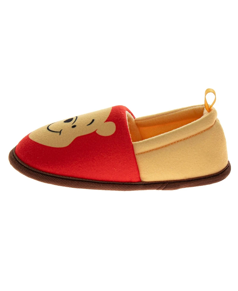 Disney Winnie the Pooh Kids 3 - 11 Slippers Plush, Warm, and Soft House Shoes