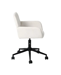 HomeRoots Adjustable Height Swivel Rolling Office Chair