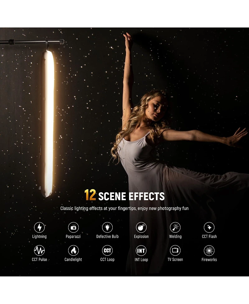 Neewer GC21B Led Video Light with 90cm, 21W, 1300Lux