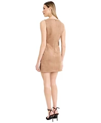 Donna Morgan Women's Sleeveless V-Neck Mini Dress