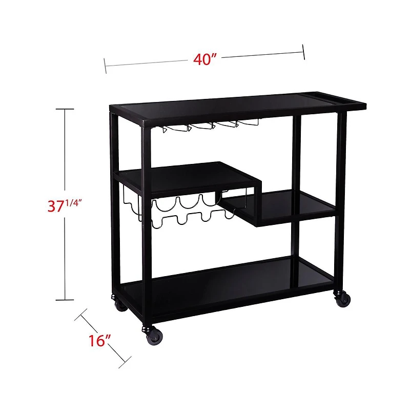 Augusta Home Holly and Martin Zephs Bar Cart