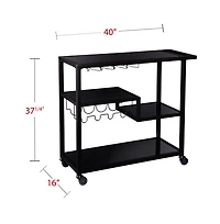 Augusta Home Holly and Martin Zephs Bar Cart