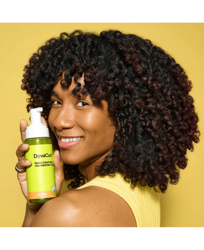 DevaCurl Frizz-Fighting Volumizing Foam, 8 oz., from Purebeauty Salon & Spa