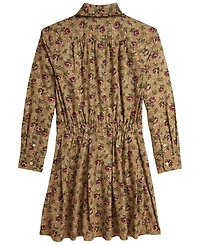 Polo Ralph Lauren Girls' 7-16 Floral Cotton Poplin Shirt Dress