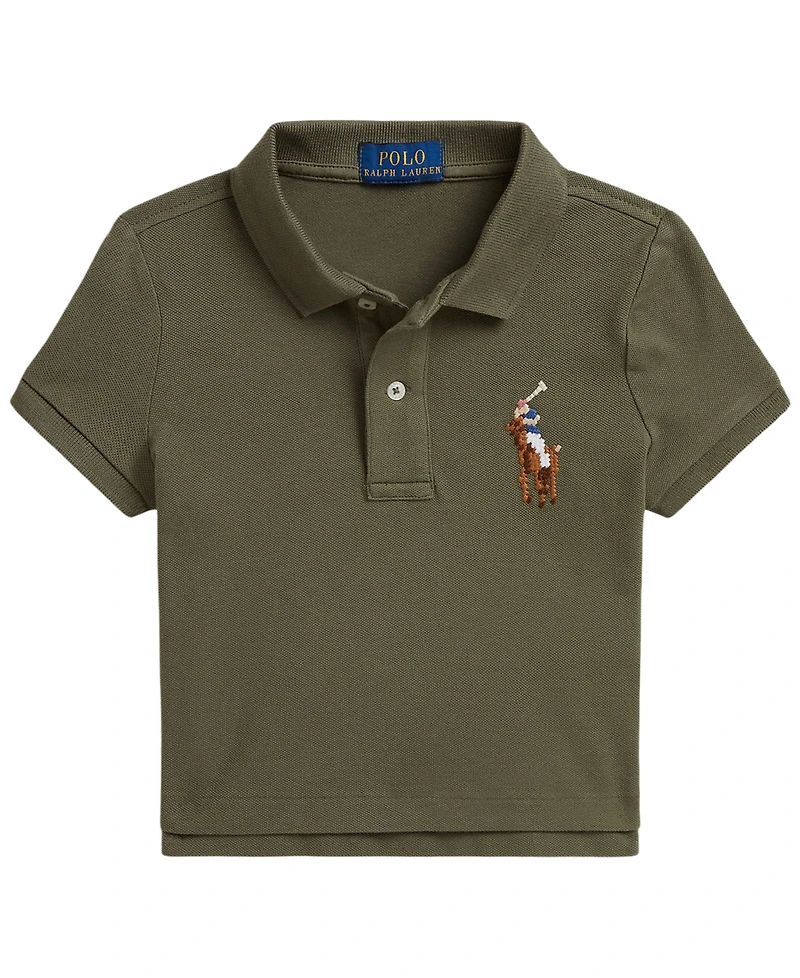 Polo Ralph Lauren Girls' 2T-6X Boxy Big Pony Short-Sleeve Shirt