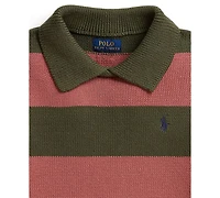 Polo Ralph Lauren Girls' 7-16 Striped Long-Sleeve Sweater