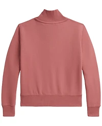 Polo Ralph Lauren Girls' 7-16 Quarter-Zip Long-Sleeve Sweatshirt